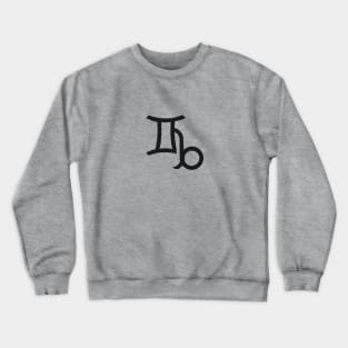 Gemini and Capricorn Double Zodiac Horoscope Signs Crewneck Sweatshirt